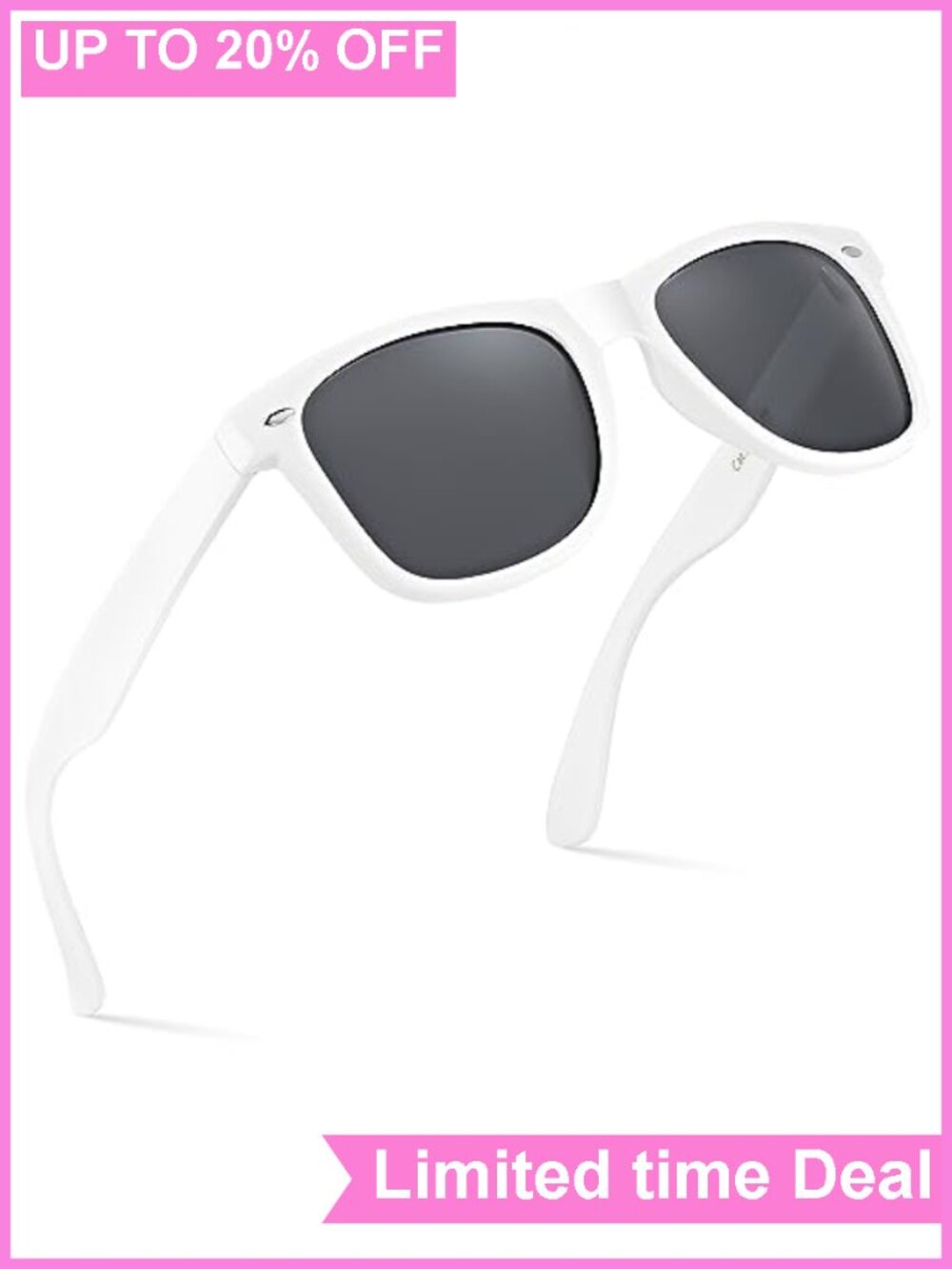 Unisex Polarized UV400 Sunglasses Square Retro Classic Sun Glasses